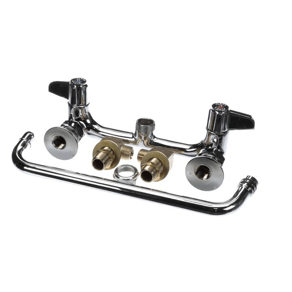 (image for) T&S Brass 5F-8WLS12 8 WALL MOUNT FAUCET, 12 SWING NOZZLE, LE